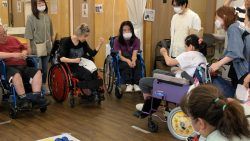 ボッチャ大会の様子