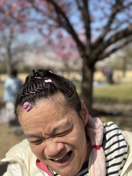 春の長居公園で撮った写真